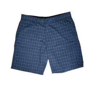 Hang Ten Shorts Mens Size 40 Navy Blue Comfort Waist Pockets‎ Everyday Casual